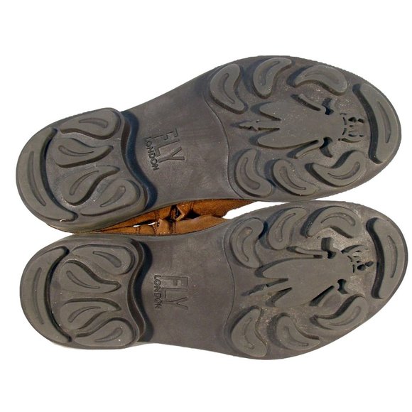 FLY LONDON Neba $240 Suede Buckle Ankle Boots Booties Women's EU 39/ US 9 - Picture 5 of 9